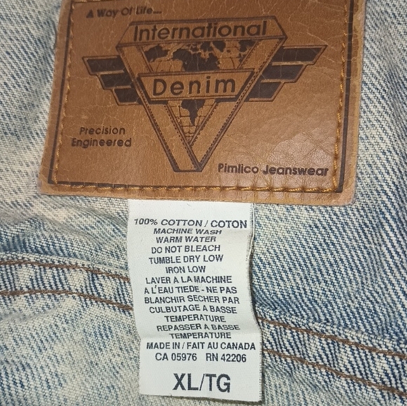International Denim Vintage Handpainted Jacket - Picture 10 of 10